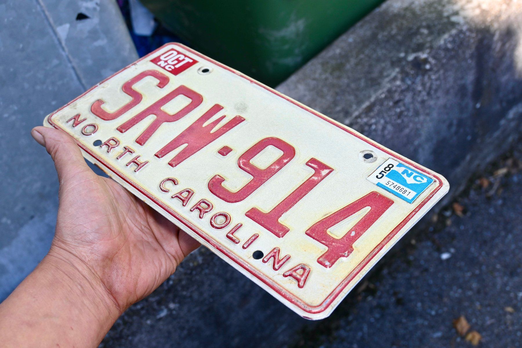 Schilder: US Nummernschild NORTH CAROLINA 1985 – Gebraucht aus Pfaffhausen von mono_rec 5