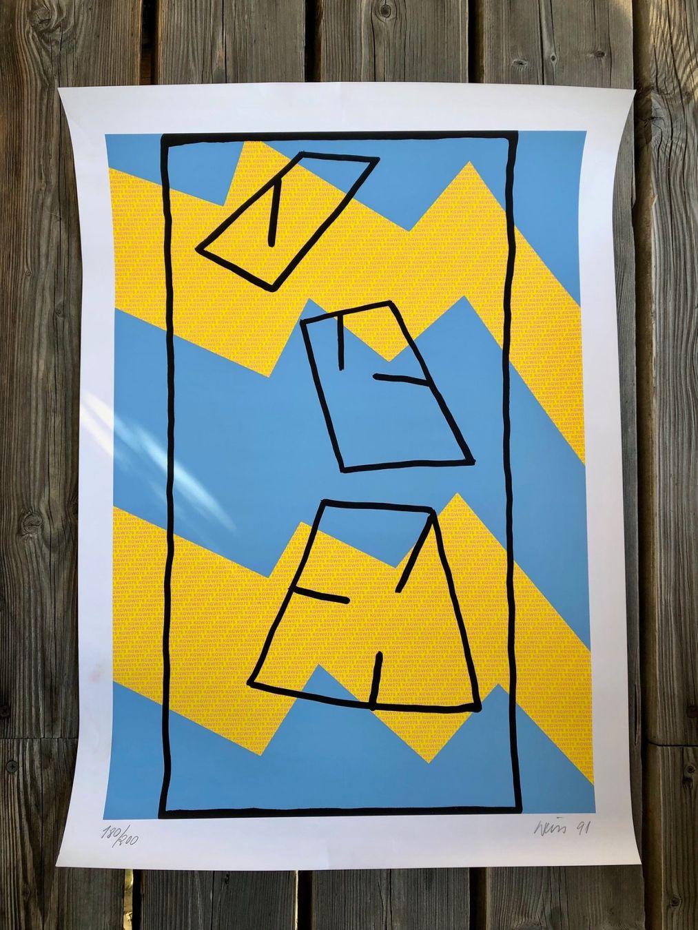 Foto & Immagini: Kunstdruck  von Walter Weiss 1991/ Winterthur – Usato da Winterthur venduto da Barunggeli 1