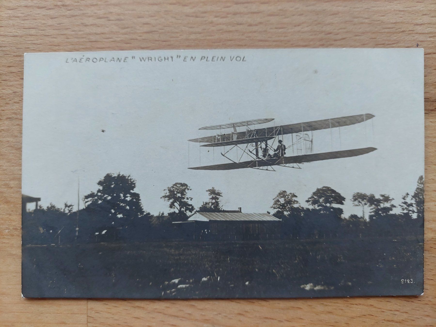 Ansichtskarten: Echtfotokarte Flugzeug "Wright" – Gebraucht aus Obfelden von Foto_Bild_Kunst_Buch