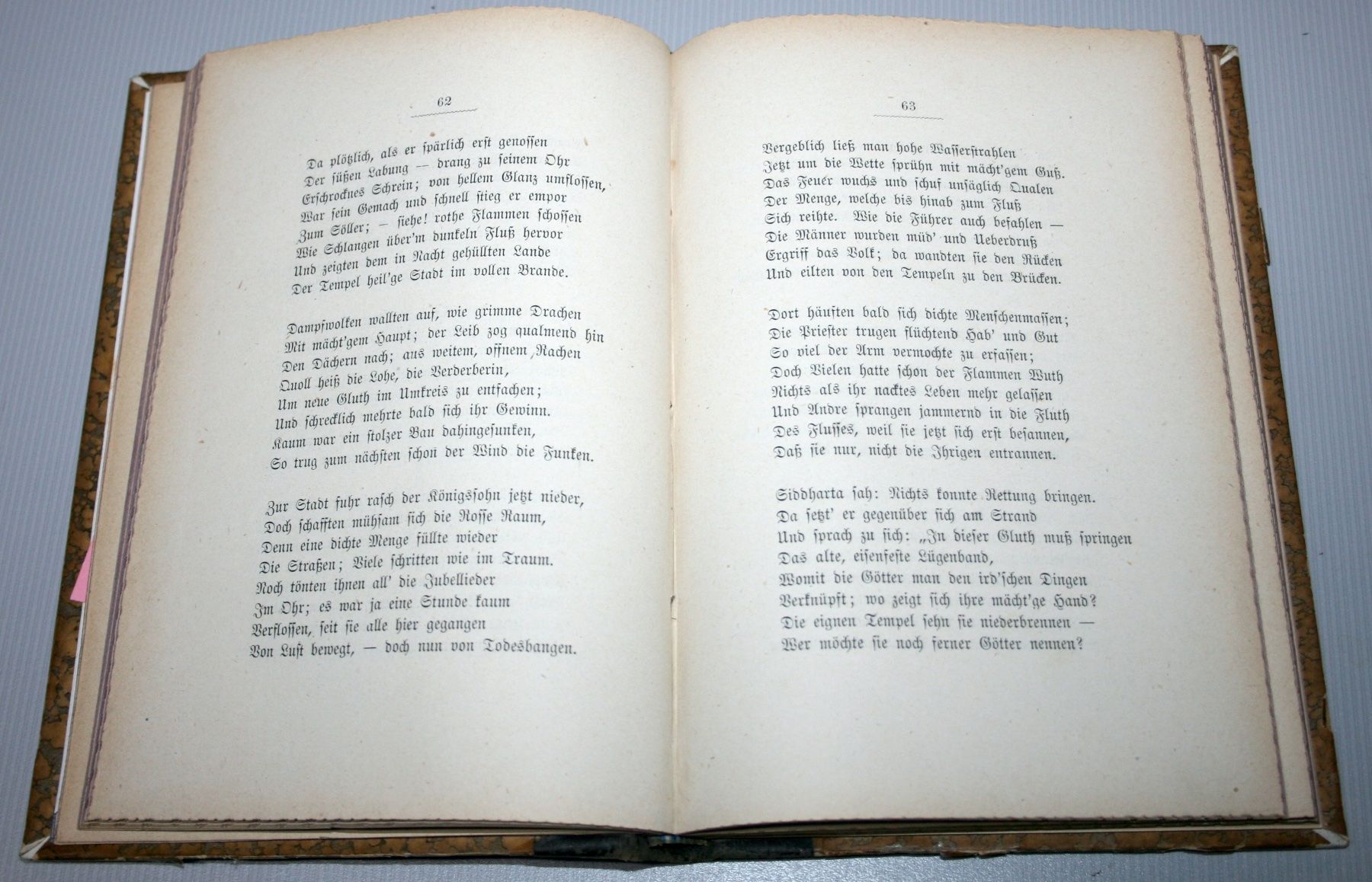 Libri: Joseph Viktor Widmann: BUDDHA, Epische Dichtungen, EA 1869 – Usato da Schaffhausen venduto da Kartenprofi 2