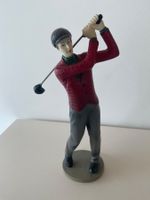 FIGUR HANDGEMACHT GOLFSPIELER DEKORATION GESCHENK