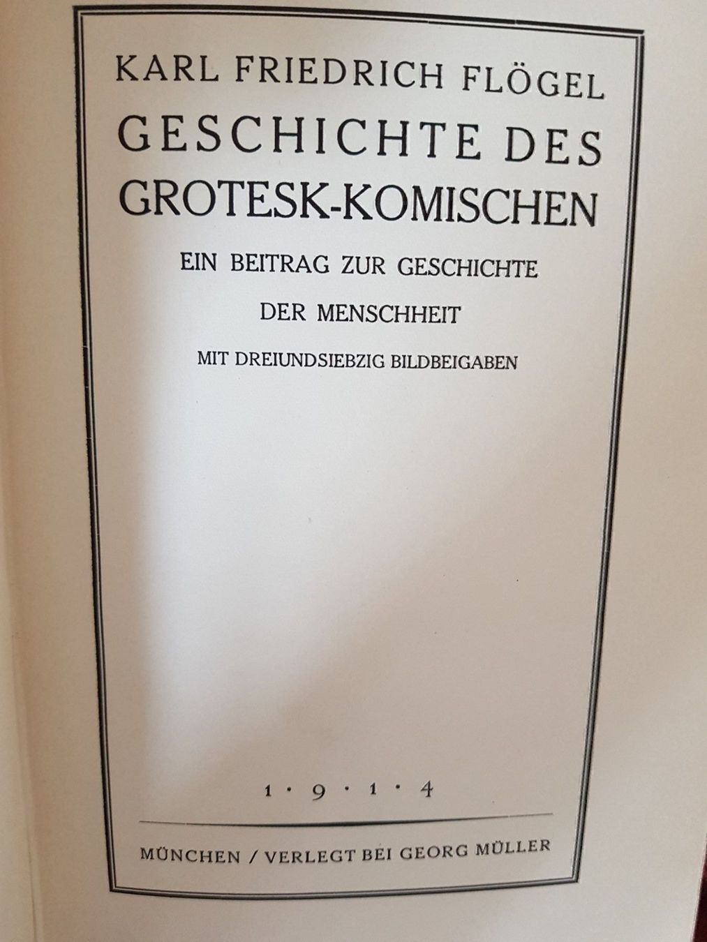 Libri: Geschichte  des Grotesk-Komischen – Usato da zürich venduto da gabab 2
