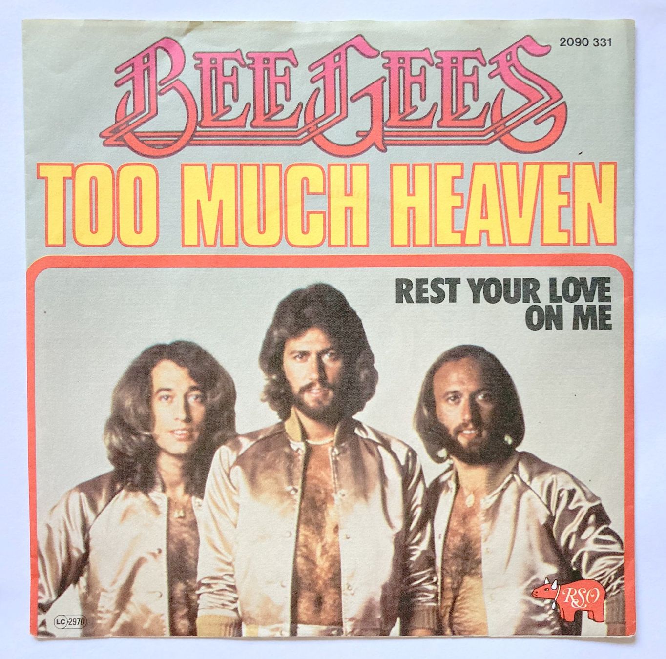 Schallplatten: BEE GEES - TOO MUCH HEAVEN – Gebraucht aus Bottens von hotter-than-hell