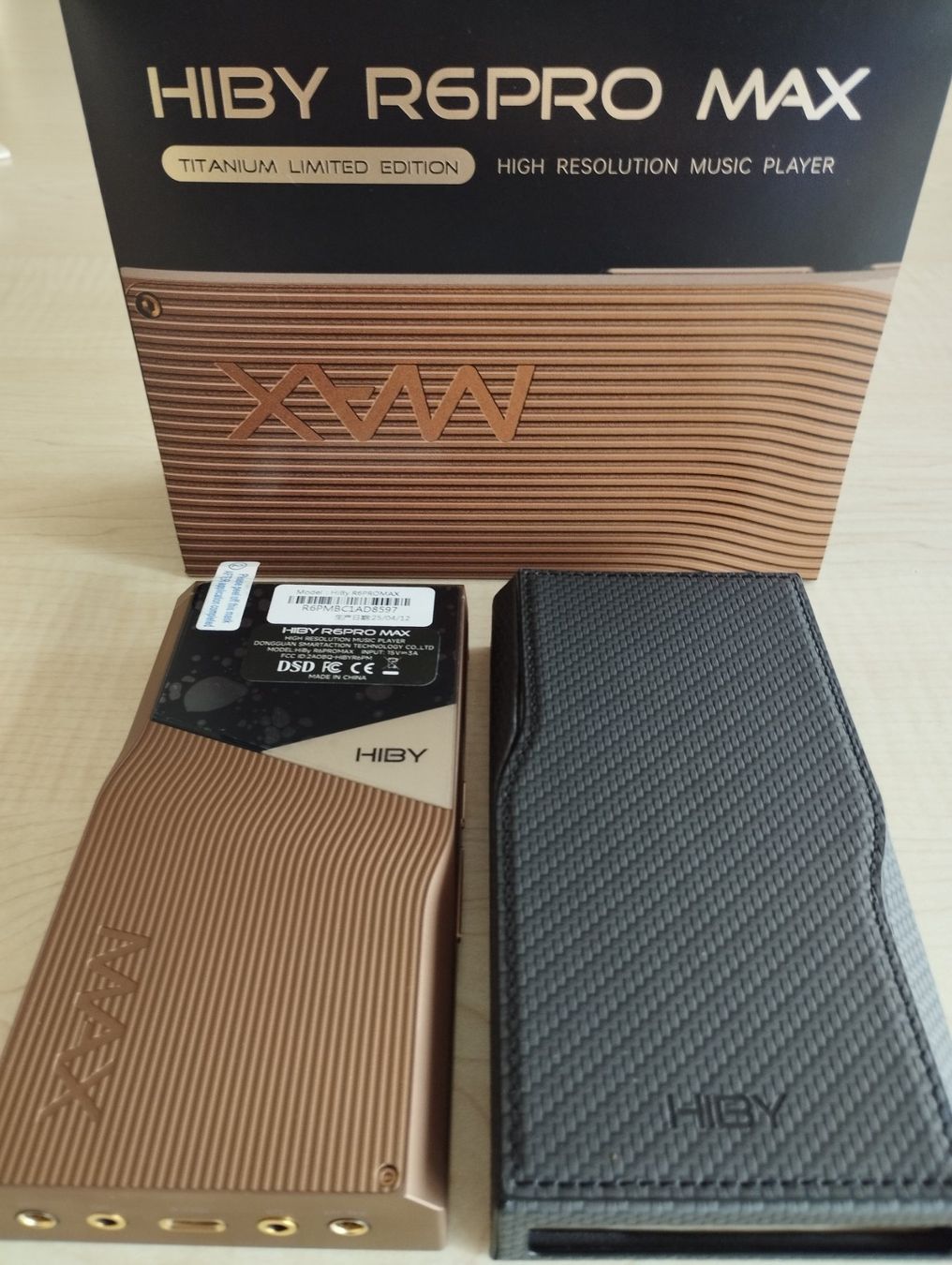 Tragbarer Mediaplayer: Hiby R6 Pro Max Golden Edition – Neu (gemäss Beschreibung) aus Yverdon-les-Bains von Linknet 1