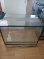 Vollglas terrarium mit Ausflussloch