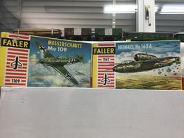 Faller Flugzeugmodelle: Messerschmitt Me 109 & Heinkel 54