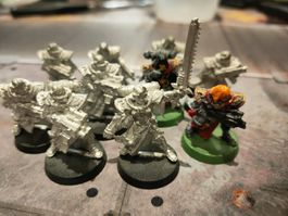 Adepta Sororitas Battle Sister Squad aus Zinn, Warhammer 40k
