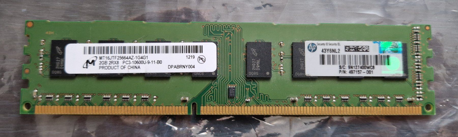 Memory / RAM: RAM DDR3-2GB-1333MHZ – Gebraucht aus Villaz-st-Pierre von BIstroide