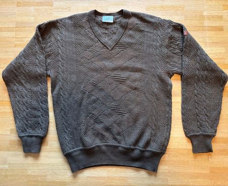 Vintage Dunhill Sportpullover, Wolle, Grösse M