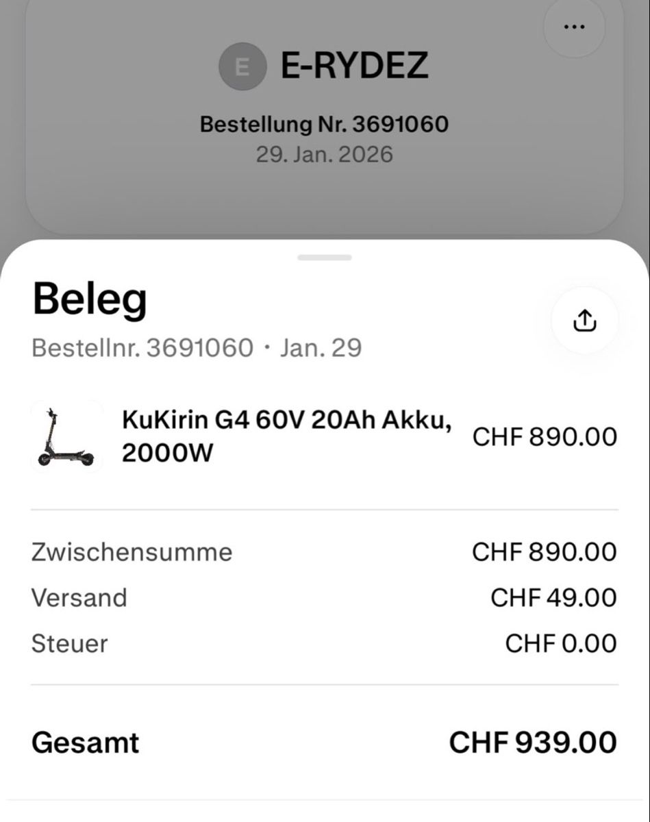 Altro: Kukirin G4 – Usato da Gümligen venduto da cla_k57n 7