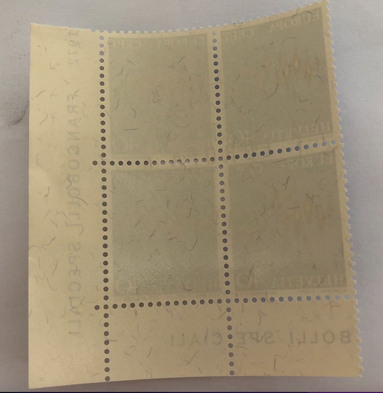 Alle Briefmarken: CH 4 er Block mit Vollstempel    – Gebraucht aus Aarau von Billa007 1