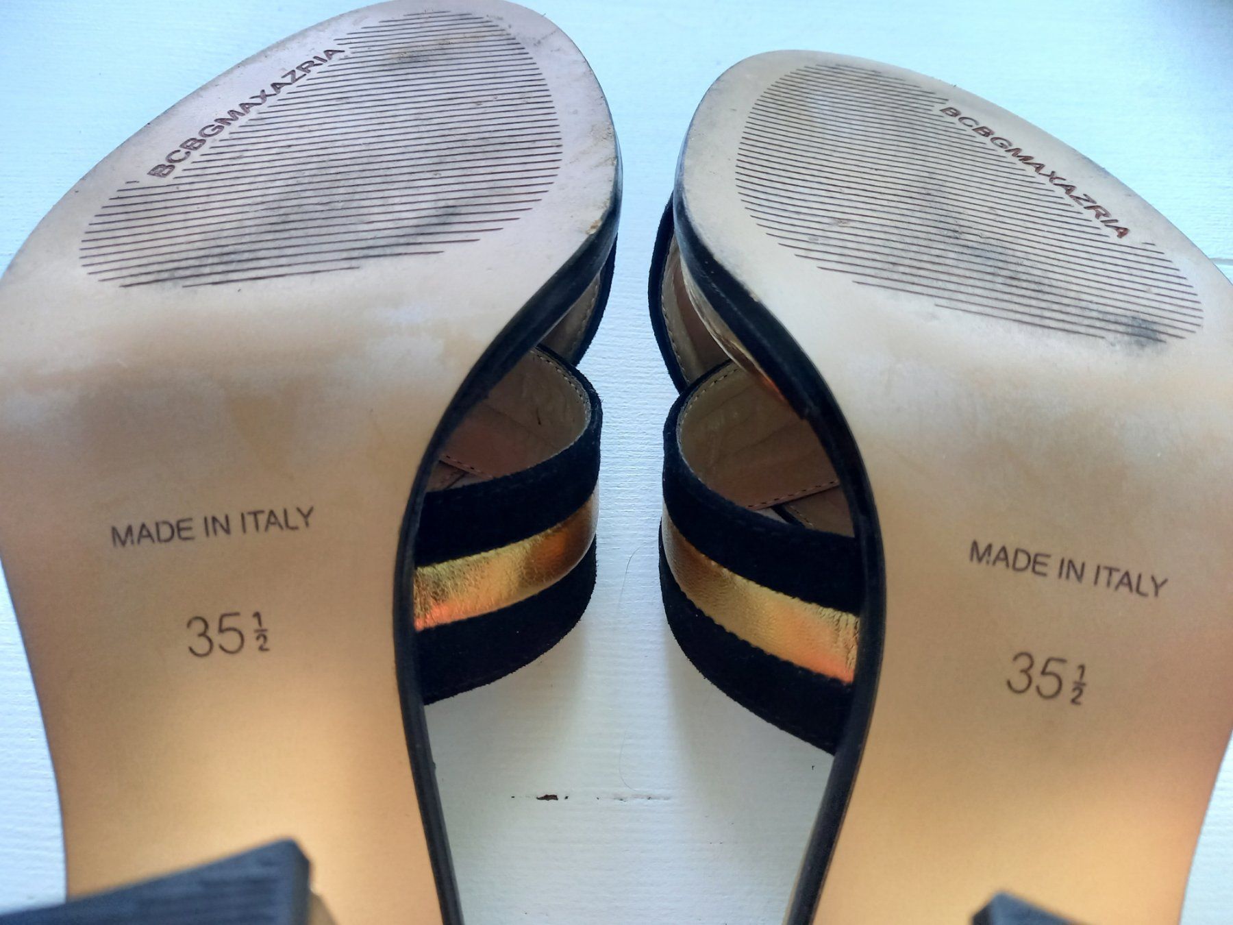 Scarpe da donna: Stilettos BCBGMAXAZRIA schwarz/gold – Usato da Volketswil venduto da ronbons 8