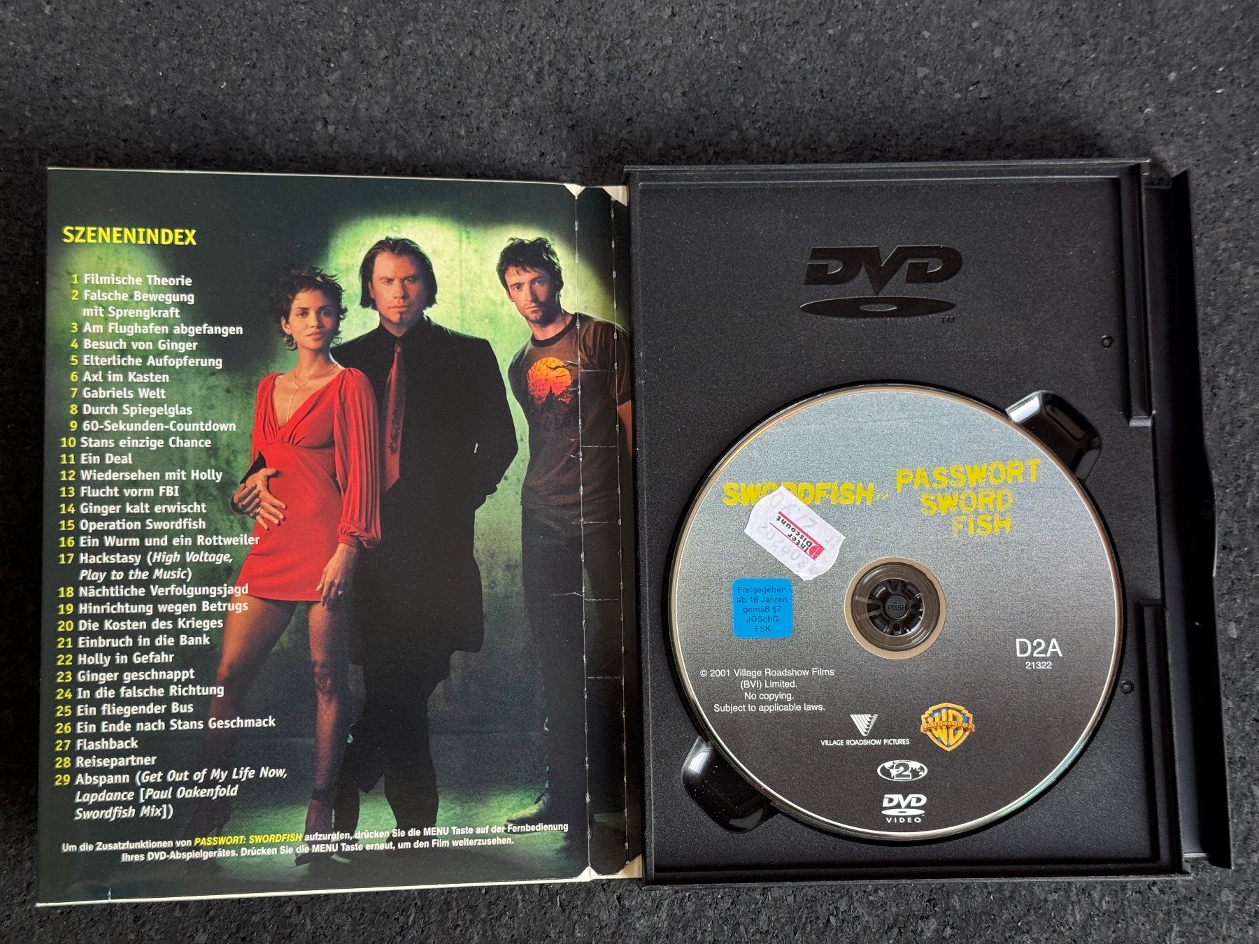 Tutti i DVDs: Passwort Sword Fish DVD DE/EN – Usato da Fribourg venduto da tschjoly 4