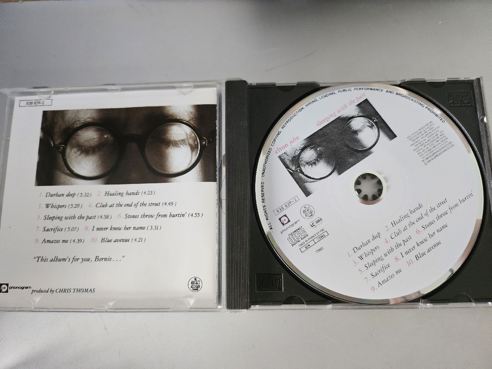 CD: Elton John - Sleeping with the Past - CD – Usato da La Joux FR venduto da car_ck96 1