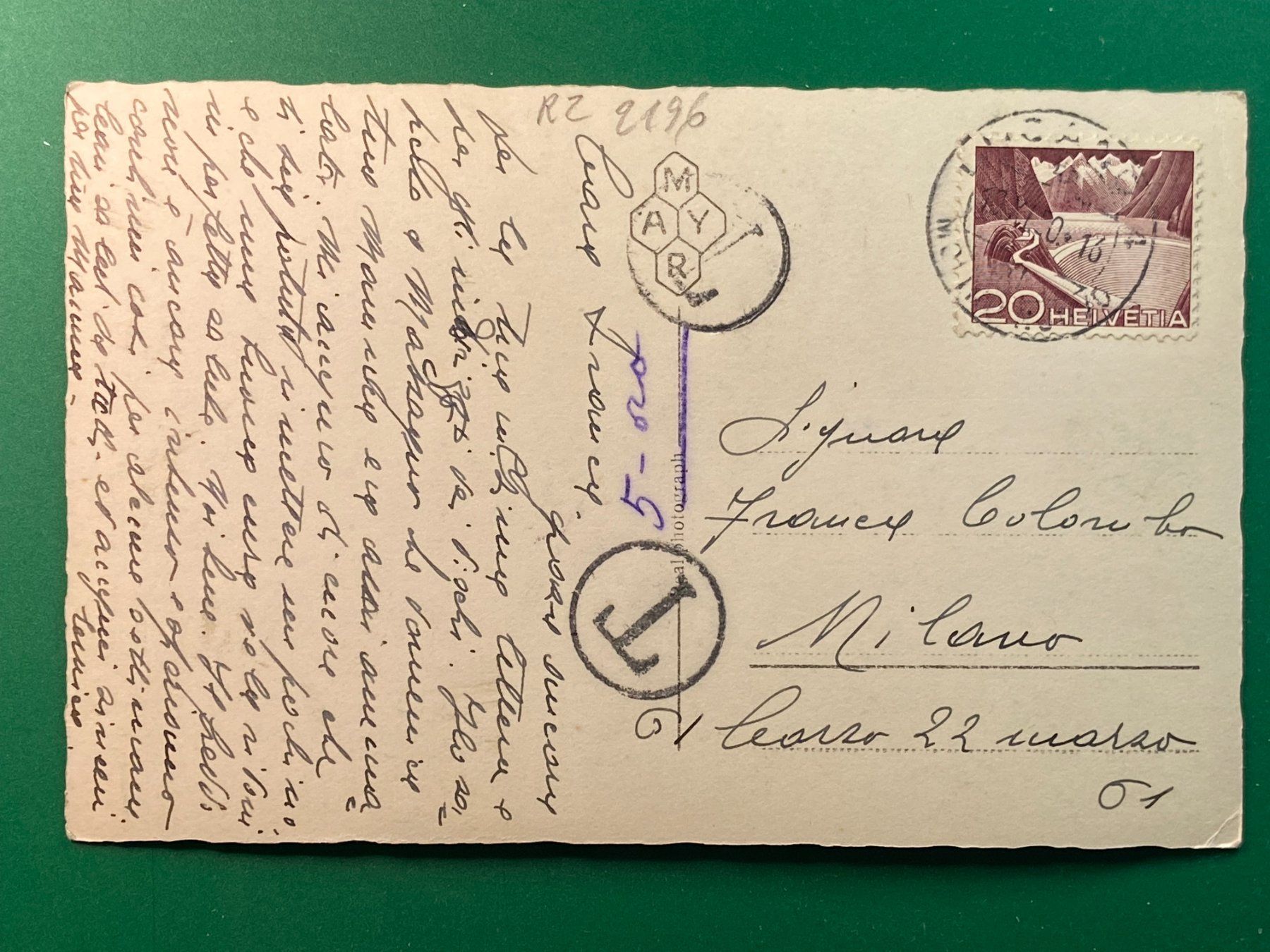 Cartes postales: Lago di Lugano - Castagnola – D'occasion à Steg VS par danwer74 1