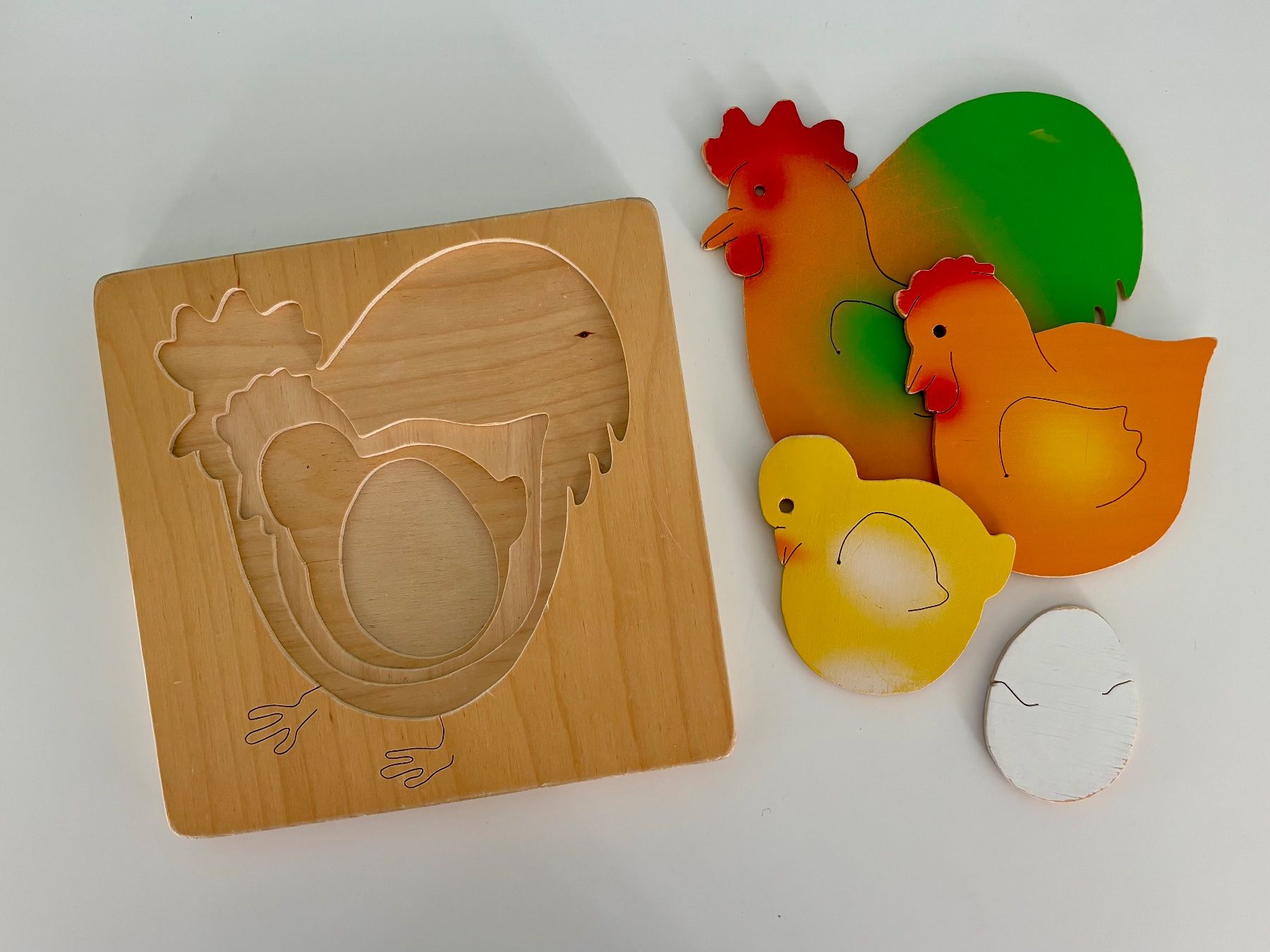 Puzzle: Holz-Hahn-Puzzle – Usato da Braunau venduto da aileeen
