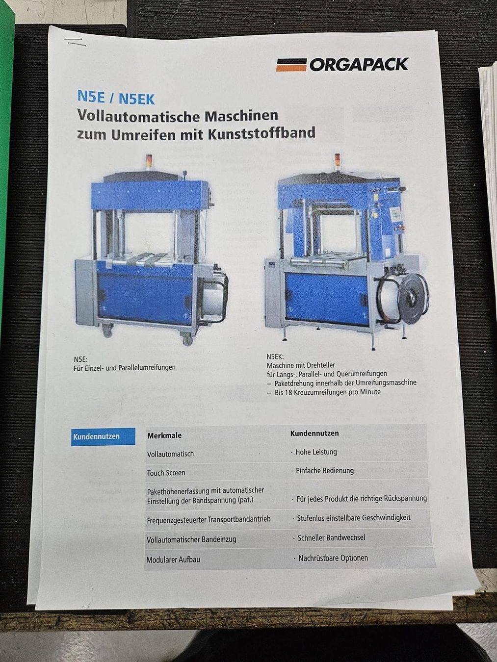 Macchine rilegatrici: Verpackungs Band Automat ORGAPACK – Usato da Biel/Bienne venduto da erw_h27c 2