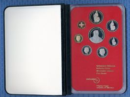 CHF-Münzsatz 1998 PP Jahrgangssatz