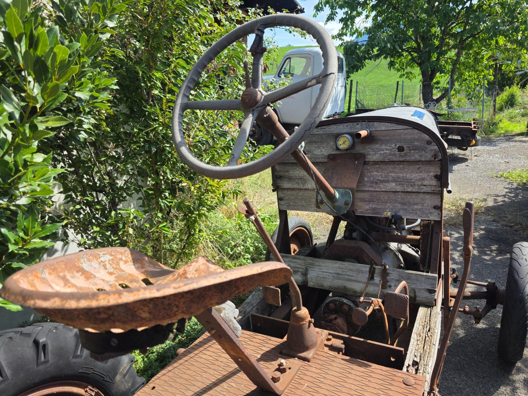 Fiat Traktoren: Traktor / Autotraktor Fiat Oldtimer ca. 1928 – Gebraucht aus Risch von Schnellerblitz 2