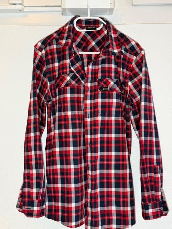 Jack Wolfskin Herren Flanellhemd kariert Grösse M