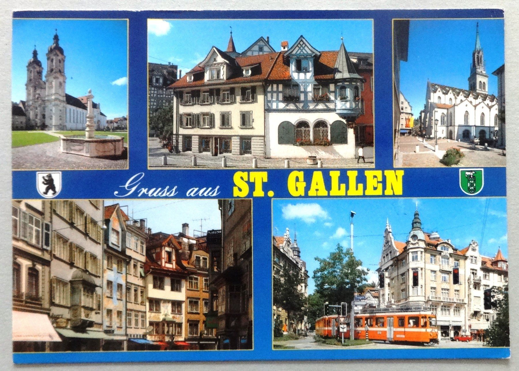 Cartoline postali: St. Gallen, Altstadt – Usato da Fétigny venduto da Billy2miny