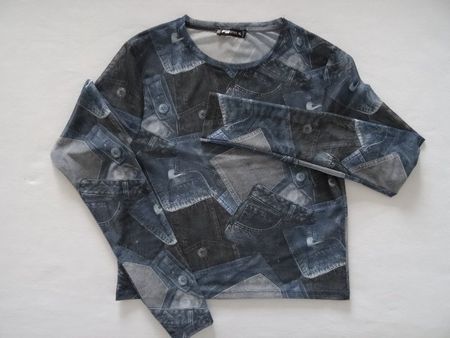 Shirt Top Gr. M transparent