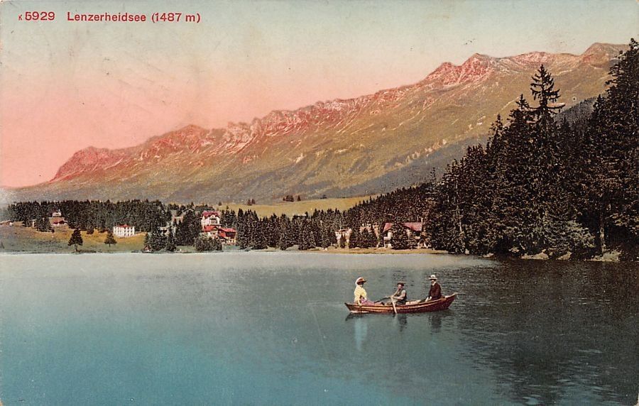 Cartoline postali: Lenzerheidsee, gelaufen 1923 – Usato da Frauenfeld venduto da POML