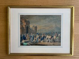 Stich, Litho, 1890, Karfreitag, Devotionalien, Lithographie