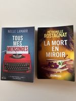 Lot de 2 romans thriller bon état, Nelle Lamarr, Rostagnat