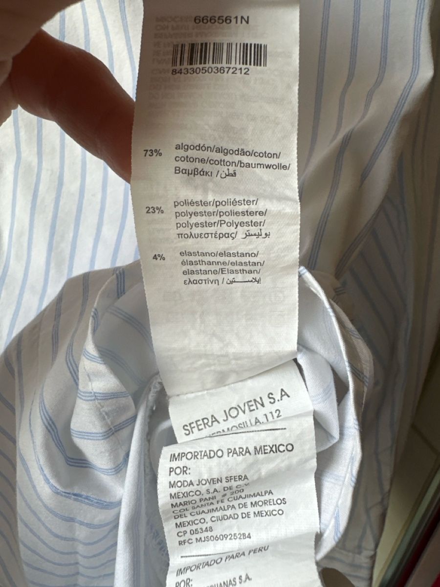 Blusen: Damen Hemd / Bluse gestreift Grösse XL Sfera Basic – Gebraucht aus Buchs AG von Dasmusstduhaben 4