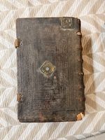 Antike Lutherbibel von 1730, vollständig, Original Lederband