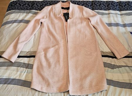 Manteau Rose Poudré, Jamais Porté, Taille S - Parfait Été!