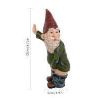 ✅ NEU PINKELNDER GARTENZWERG - GARTEDEKO