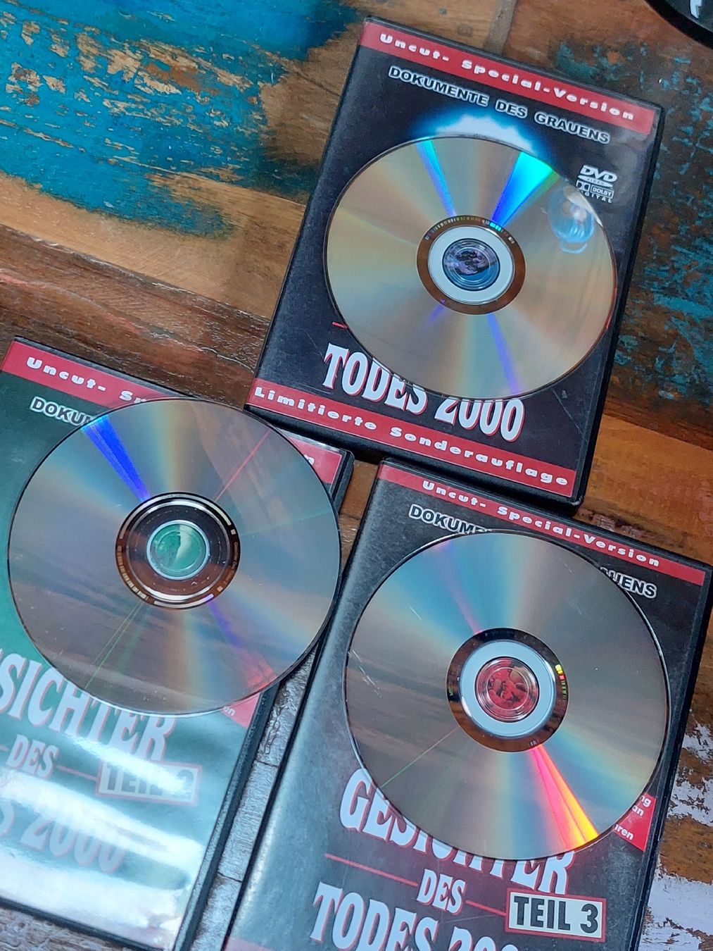 Alle DVDs: Gesichter Des Todes 2000, 3 DVD Shockumentary kompl. Mondo – Gebraucht aus Winterthur von Belzarek 2