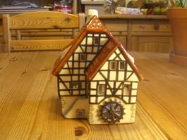 Original Leyk Lichthaus Mühle aus Keramik Fachwerk | Top