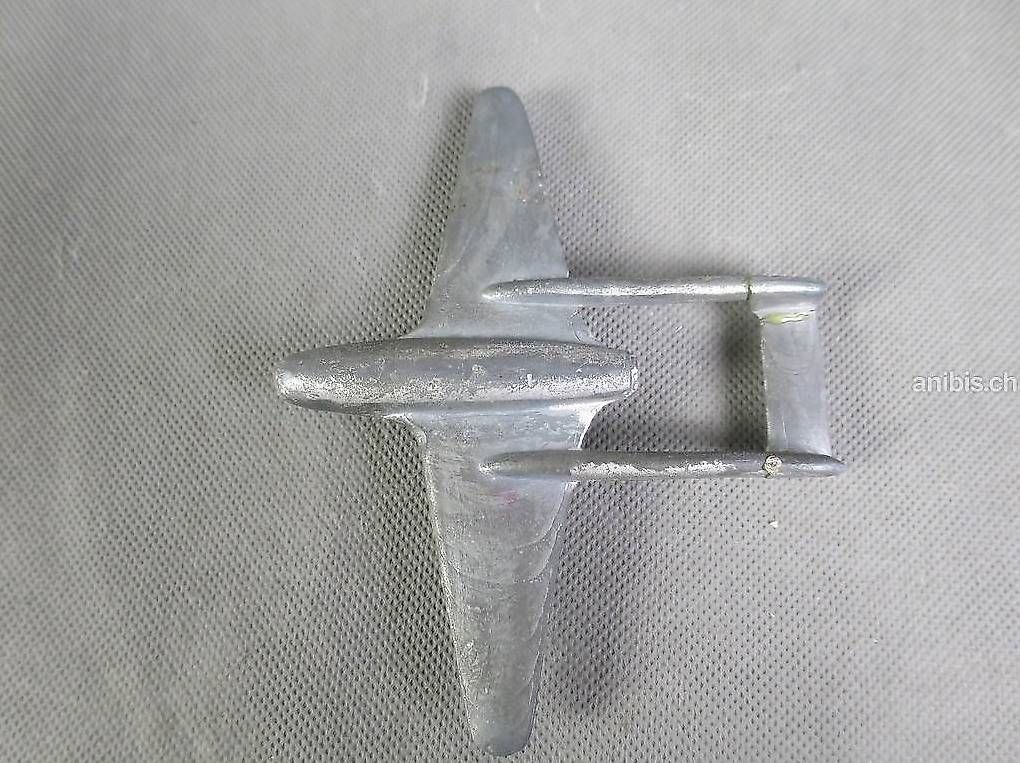 Schweizer Armee Kit di modellismo & Modellini statici: Model Düsenjäger "Vampire" der schweizer Luftwaffe – Usato da Zürich venduto da axolottchen 1