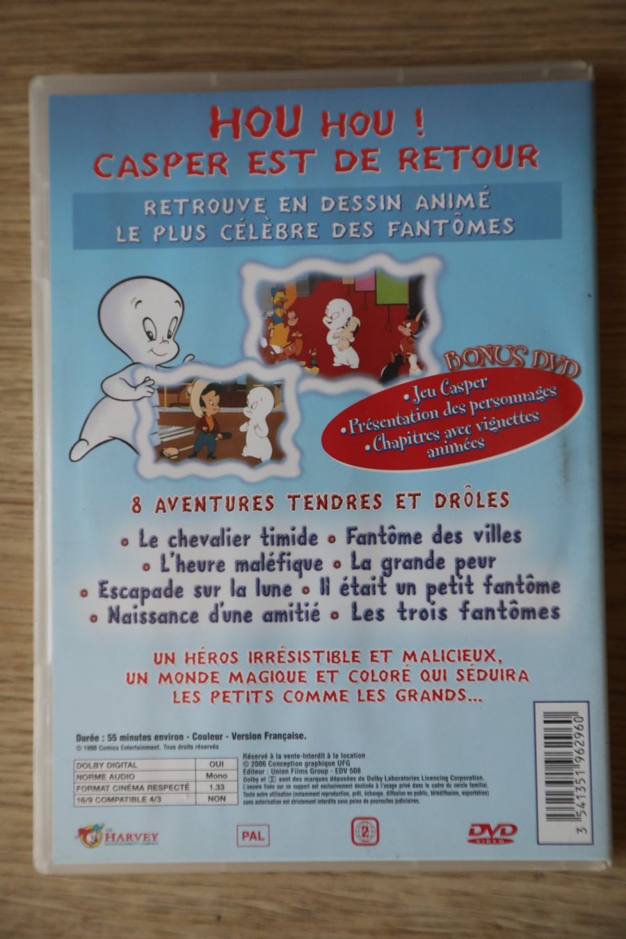 Tutti i DVDs: Lot de 5 DVDs   CASPER             en français – Usato da Porrentruy venduto da tupatup 2