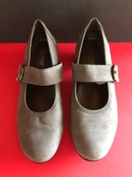 Schuh Schuhe Damenschuh Trotteur Slipper Veloursleder Gr. 6