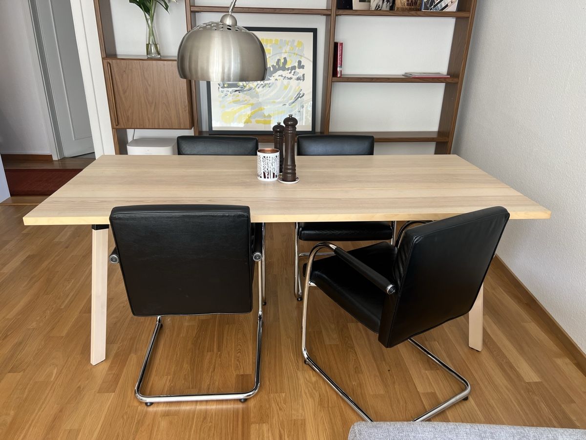 Vitra Sedie: 4x Vitra Visavis Stühle, Schwarz – Usato da Zürich venduto da Juli8050
