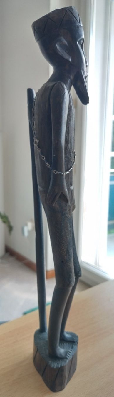 Skulpturen & Statuen: Afrikanische Holzfigur – Handgeschnitzt, Ebenholz, 37 cm – Gebraucht aus Jona von Argus36 5