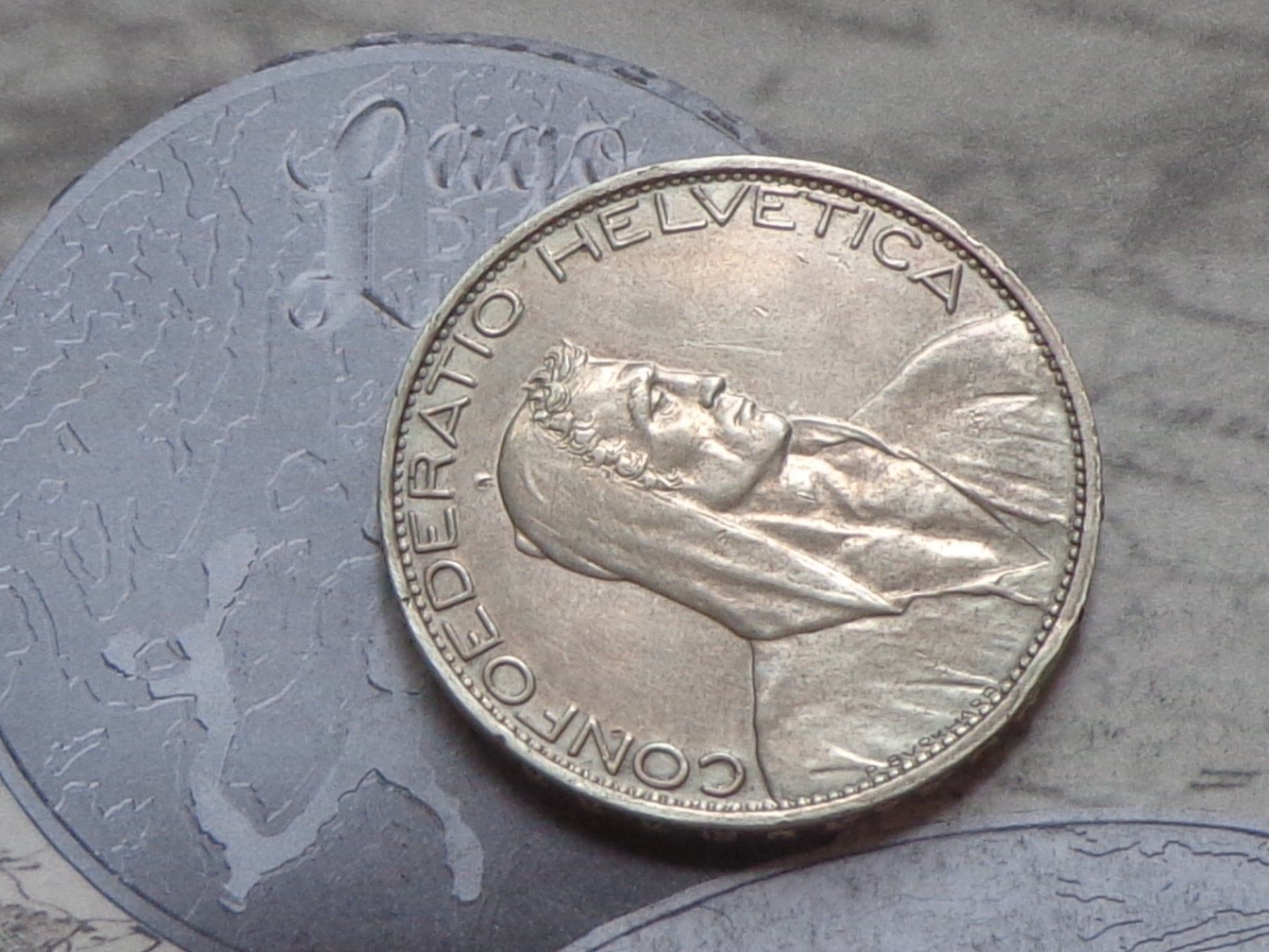 Tutti le monete: 5 Fr. 1925 B - Superbe pièce TOP Qualité – Usato da Pully venduto da UCA01 3
