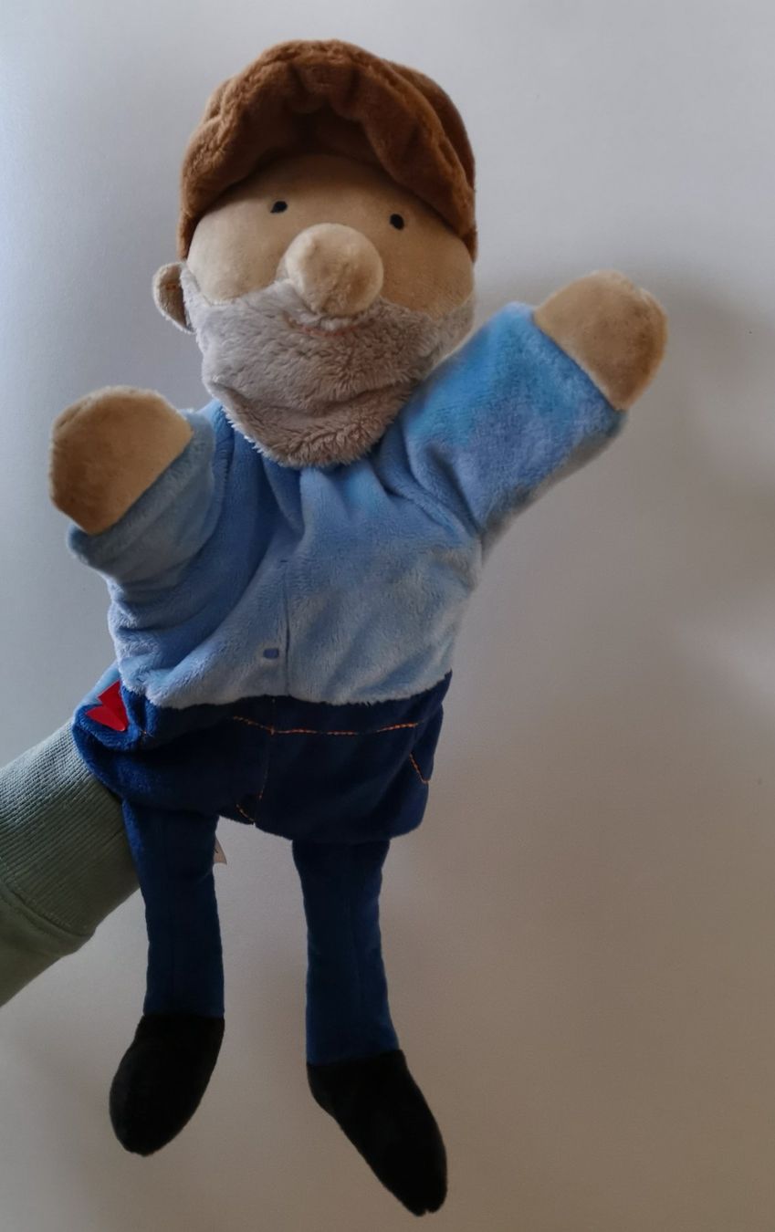 Bambole: Handpuppe Opa von Sigikid – Nuovo (secondo la descrizione) da Bern venduto da cpiller01 2