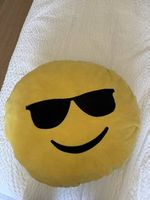 Coussin Smiley jaune