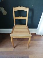 Antiker Holzstuhl Biedermeier