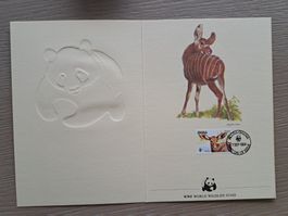 WWF und Marke von Ghana 7.9.1984