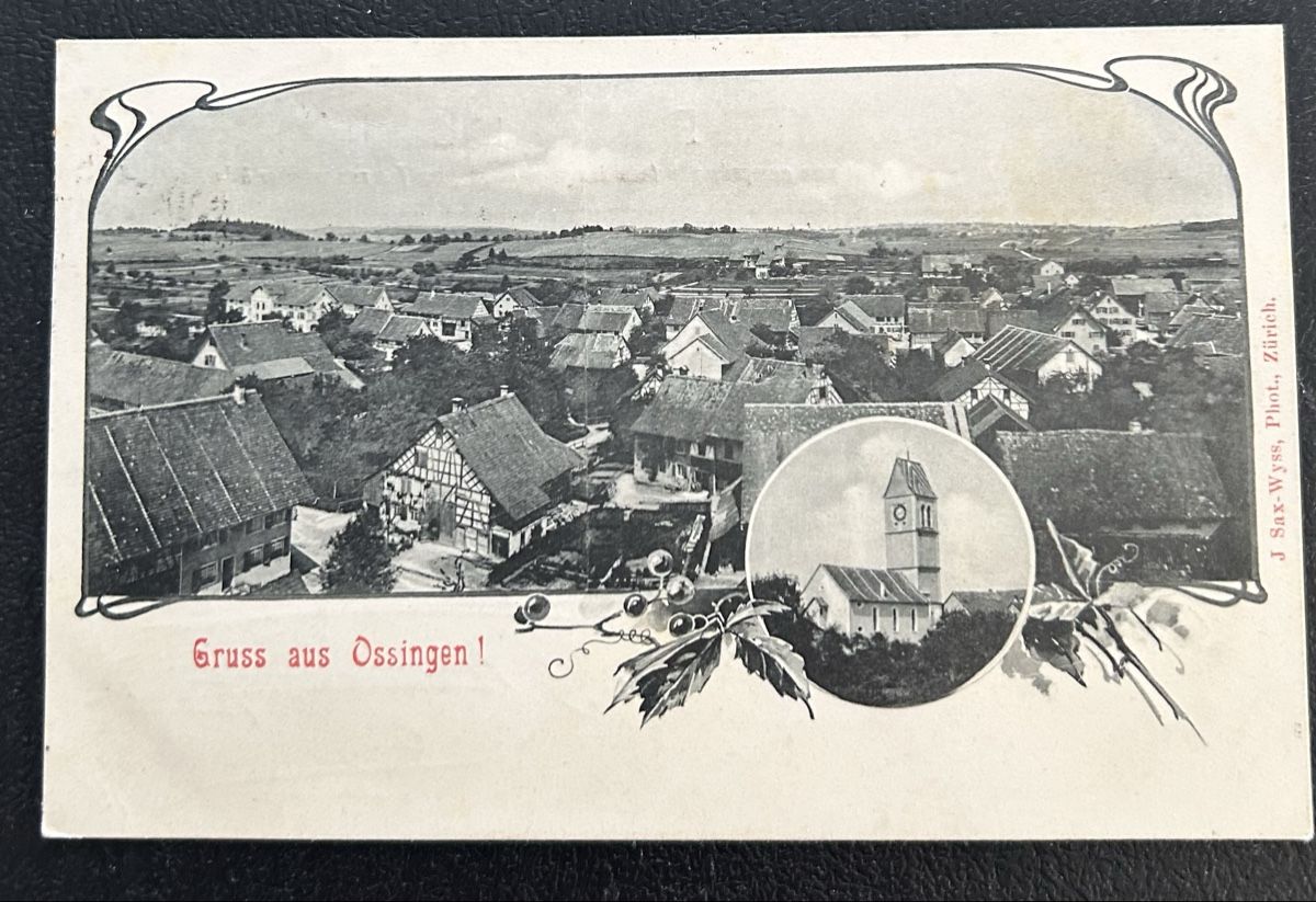 Cartoline postali: Gruss aus Ossingen  – Usato da Horw venduto da Tellbub