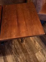 15 Tables rustiques en bois massif, parfait état!