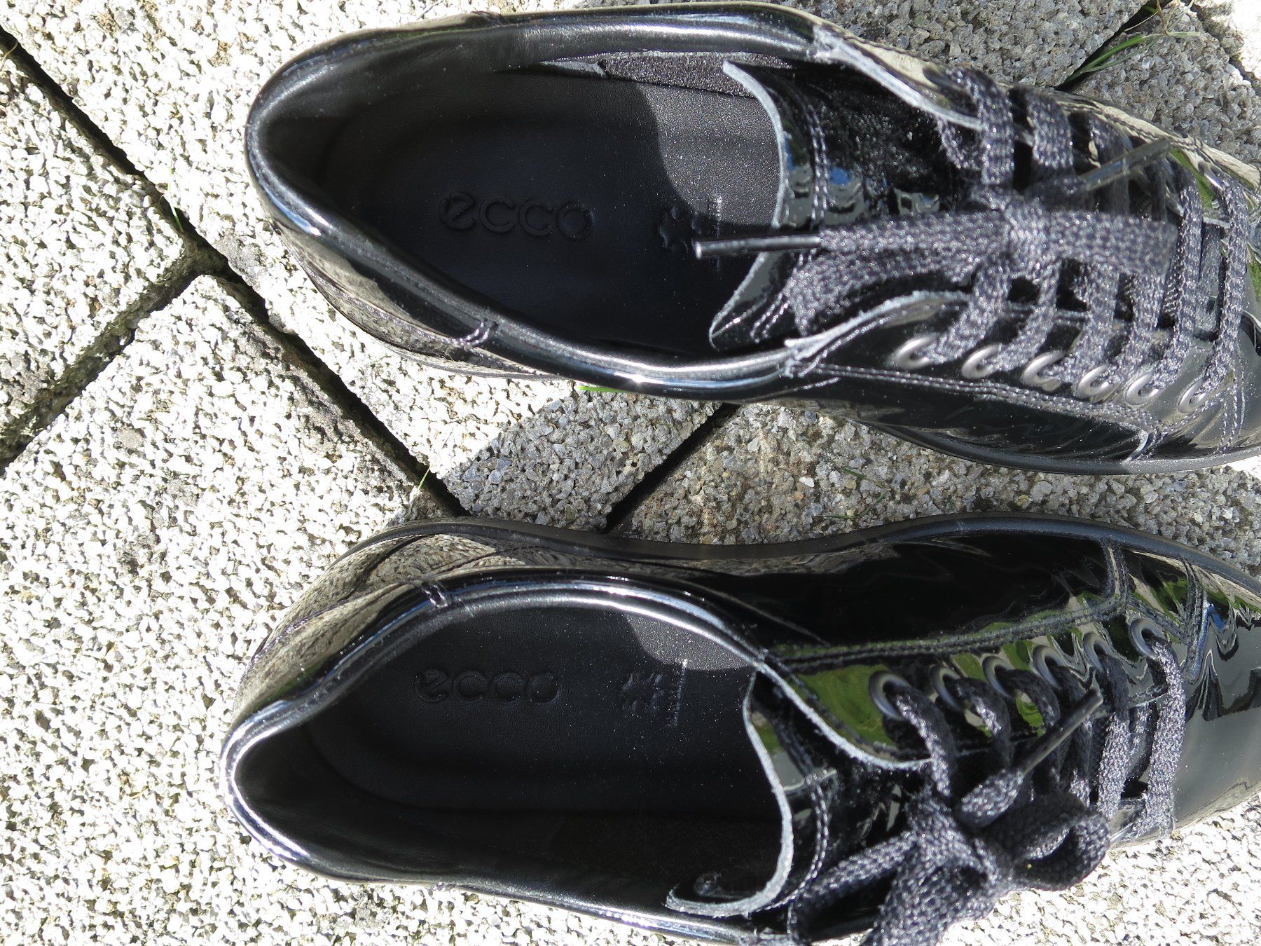 Ecco Scarpe da donna: Damen-Schuh Ecco, Lack schwarz, Gr.39 – Nuovo (secondo la descrizione) da Zofingen venduto da Landerer 3