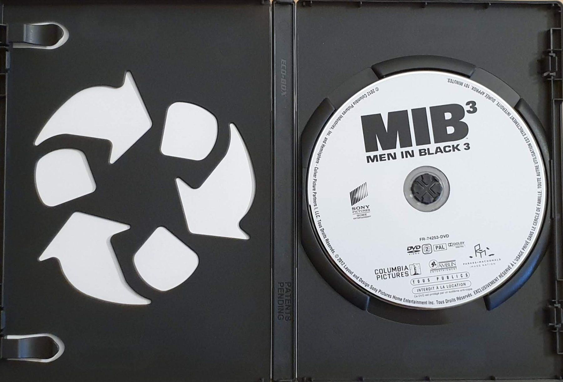 Tutti i DVDs: Men in Black 3 (2012) – Usato da La Tour-de-Peilz venduto da Resize 2