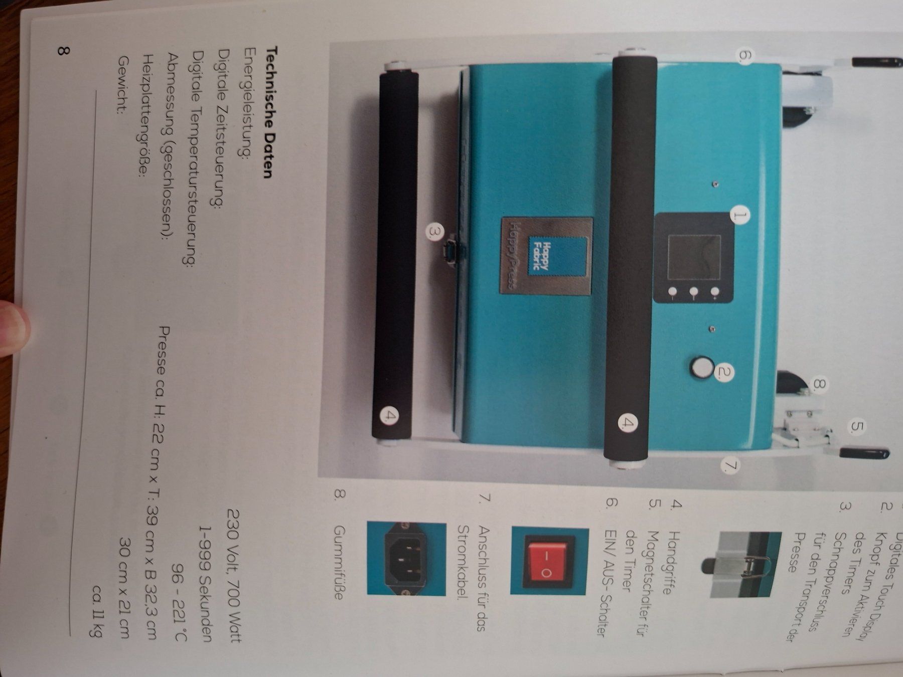 Tutte le macchine: Transferpresse HappyPress 2.1 – Usato da Lyss venduto da Infinia 2